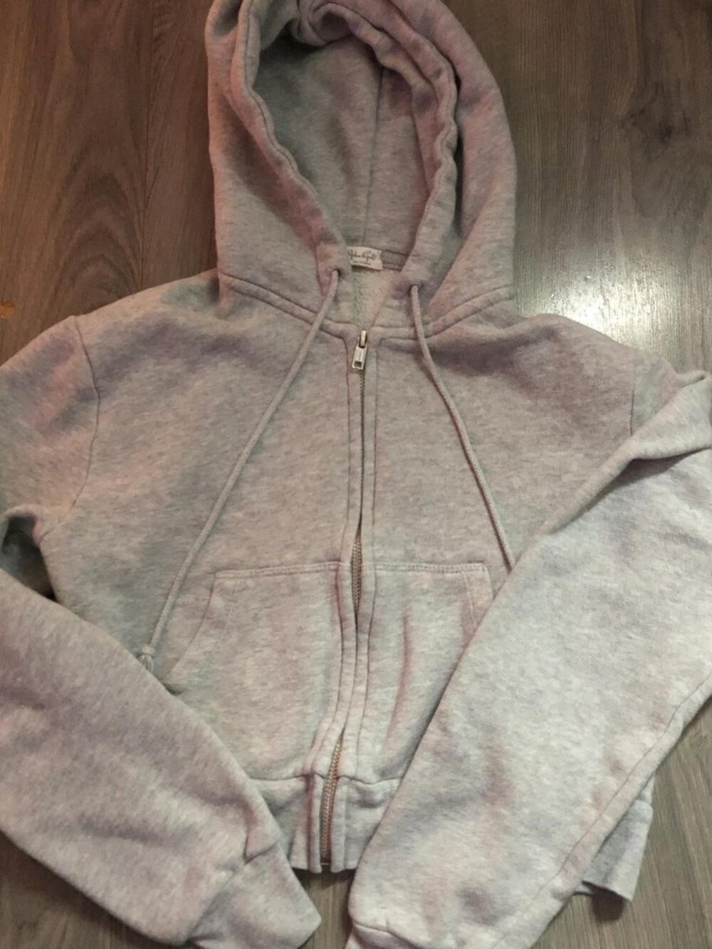 Brandy Melville Women's Grey Hoodie
